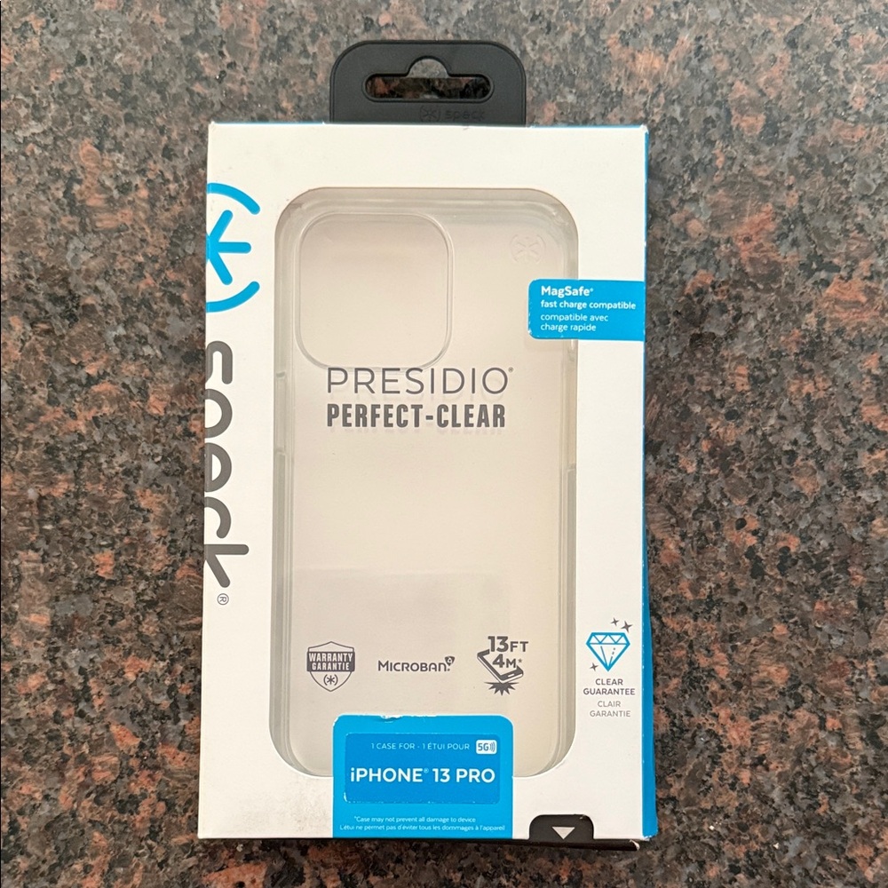 Speck Presidio Perfect-Clear iPhone 13 Pro Case - Transparent